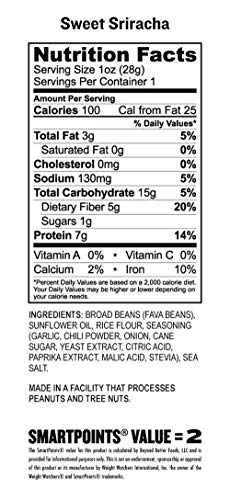 Crunchy Broad Beans Savory Variety Pack: Sea Salt, Sweet Sriracha, Garlic & Onion