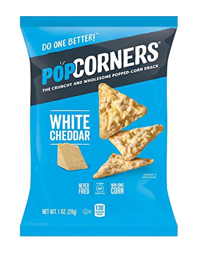 Popped-Corn Chips: White Cheddar