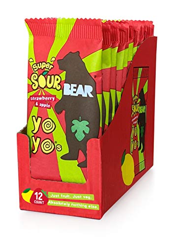Sour Fruit Rolls: Strawberry & Apple