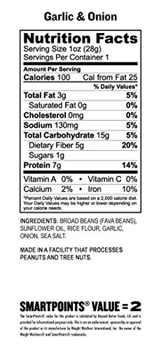 Crunchy Broad Beans Savory Variety Pack: Sea Salt, Sweet Sriracha, Garlic & Onion