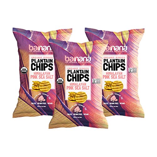 Organic Plantain Chips: Himalayan Pink Salt