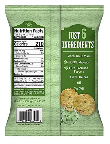 Whole Grain Corn Chips: Jalapeno