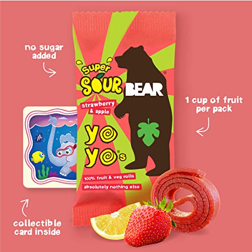 Sour Fruit Rolls: Strawberry & Apple