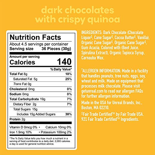 Dark Chocolate Crispy Quinoa Gems