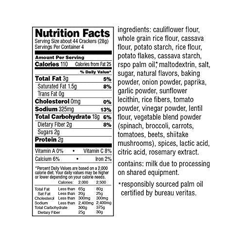 Cauliflower Crackers: Nacho