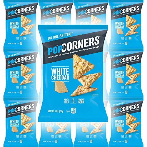 Popped-Corn Chips: White Cheddar