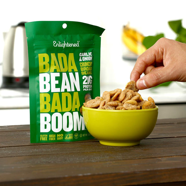 Crunchy Broad Beans: Garlic & Onion