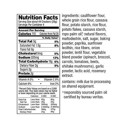Cauliflower Crackers: Cheddar