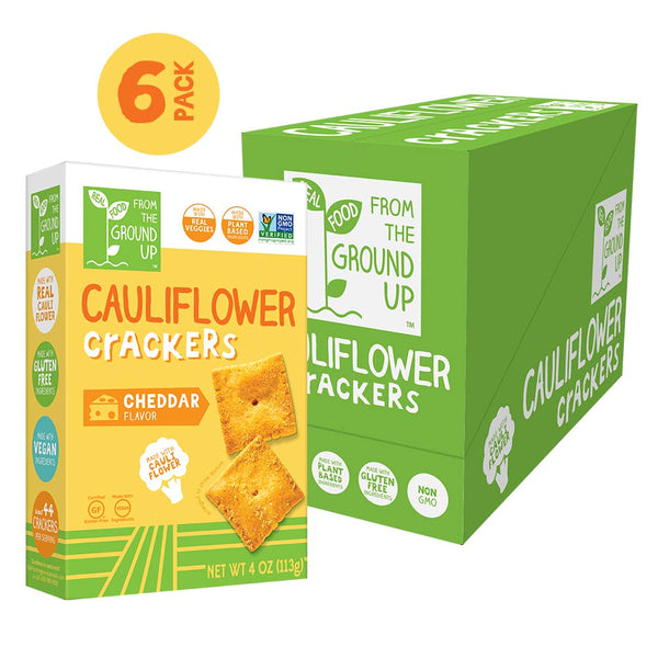 Cauliflower Crackers: Cheddar