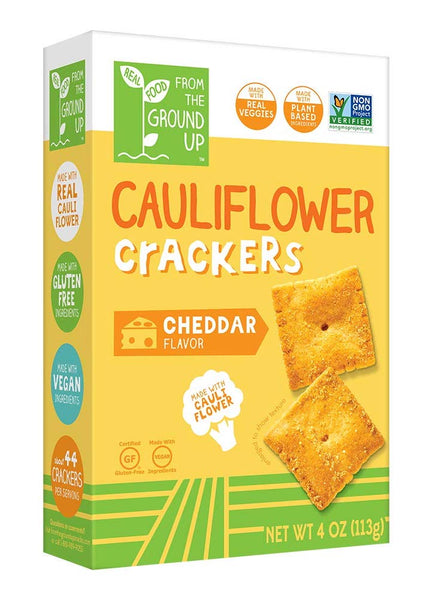 Cauliflower Crackers: Cheddar