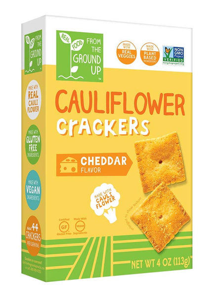 Cauliflower Crackers: Cheddar