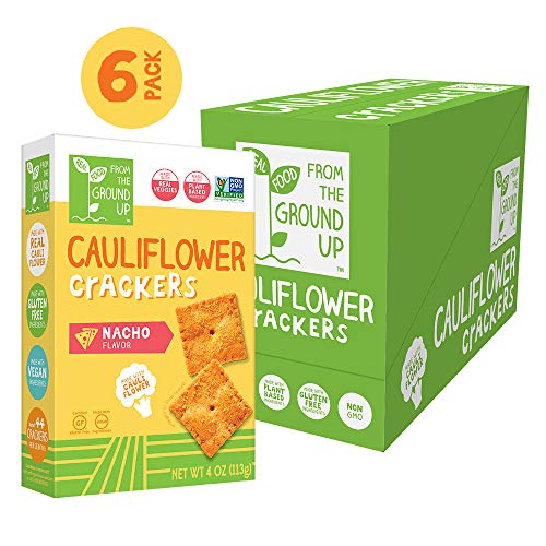 Cauliflower Crackers: Nacho