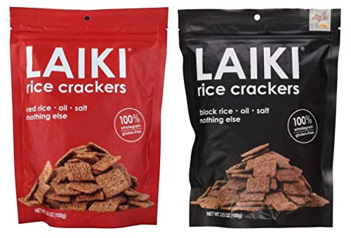 Rice Crackers: Red Rice & Black Rice