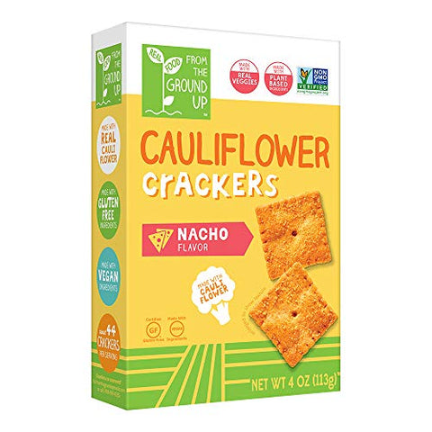 Cauliflower Crackers: Nacho